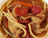 A picture of step 7 of Smokey Chicken Noodle Soup.