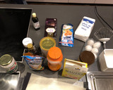 Foto del paso 1 de la receta: Galletas de chocolate y cacahuete