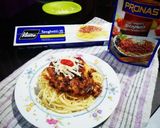 Foto langkah ke 4 dari resep Spaghetti Bolognese🍝 Aldente 🍝Kilat Antigagal.
