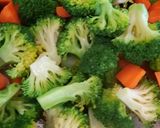 Gambar langkah 3 resipi Sayur campur goreng.