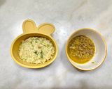 Foto langkah ke 5 dari resep Resep MPASI 9m+ - Nasi Tim Daging Sapi.