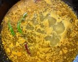 A picture of step 4 of Koi Jhaal or Climbing Perch in Mustard paste.