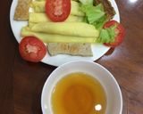 Hình bước làm 4 của món Bánh cuốn trứng hấp