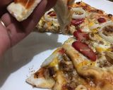 A picture of step 7 of Homemade Pizza from Leftovers.