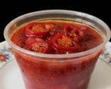 A picture of step 3 of Sweet Red Chili Pickle.