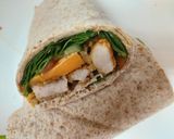 A picture of step 4 of My Salt & Pepper Chicken Wrap 😉.