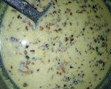 A picture of step 3 of Pakoda kadhi.