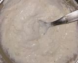 A picture of step 3 of Mexican individual dinner shots.