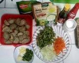 Foto langkah ke 1 dari resep Baso Sapi Saus Barbeque.
