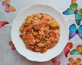 Foto del paso 8 de la receta: Arroz con merluza y verduras muy fácil de preparar