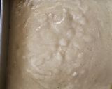A picture of step 3 of Sevani or Turkish style Semolina Cake.