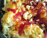 A picture of step 5 of Skillet Cauliflower Cheese With Caramelised Red Onions.