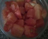 Fruits with custard#breakfastquickfix#jikonichallenge recipe step 5 photo