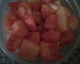 A picture of step 5 of Fruits with custard#breakfastquickfix#jikonichallenge.