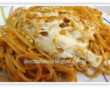 Foto del paso 7 de la receta: Espaguetis gratinados con salsa boloñesa
