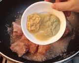A picture of step 2 of Arvi Gosht.