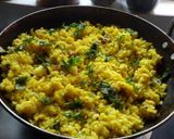 A picture of step 2 of Masala Dosa batata bhaji chutney.