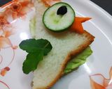इमोजी बर्ड सैंडविच (Emoji Bird sandwich recipe in Hindi) रेसिपी चरण 3 फोटो