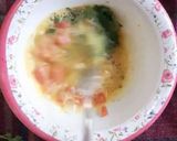 A picture of step 3 of Omelette sandwich.