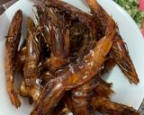 A picture of step 2 of Sea food okro soup.