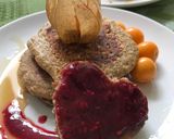 Foto del paso 3 de la receta: Pancakes del amor 💕(con higos)