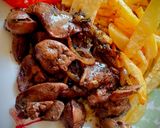 صورة لخطوة 5 من وصفة كبدة الدجاج بالبصل والثوم🧄🧅🌯