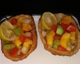 A picture of step 12 of Mango katori chaat.