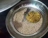 A picture of step 6 of Bajra Methi Achari Vada.