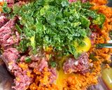 A picture of step 1 of Beautiful Giouvarlakia (Greek Meatball Soup).