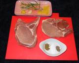 Foto del paso 1 de la receta Chuletas a la plancha con zeste de limn y romero