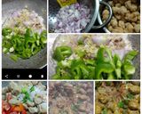 A picture of step 2 of Soya chunks.