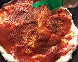 A picture of step 5 of Cheats Deep Pan Pizza.