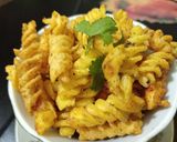 A picture of step 5 of Crispy crunchy fusilli (mecroni).