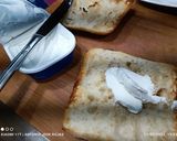 Foto del paso 3 de la receta: Triángulo de crema de queso azul y salmón ahumado