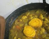ডিম দিয়ে ফুলকপি আলু কারি (dim diye fulkopi aloo curry recipe in Bengali) রেসিপি ধাপ - 3 ছবি