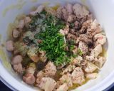 Gombás, zöldborsós rizses hús recept fázis 2 fotója