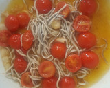 Foto del paso 5 de la receta: Tagliatella de espinacas con cherry y gulas