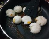 A picture of step 5 of Poha cheese balls.
