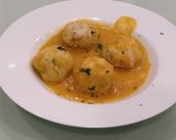 Foto del paso 5 de la receta: Albóndigas solomillo de pollo con salsa de manzana y zanahoria
