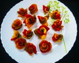 A picture of step 7 of Rose Masala Mathri.