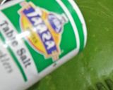 A picture of step 9 of Palak paneer.