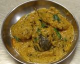 A picture of step 5 of Masala Vangi (Eggplant) !!.