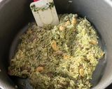 A picture of step 1 of Coconut rice.