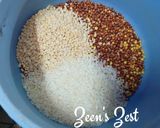 A picture of step 1 of Red Sorghum Millet/Jowar Dosas.