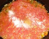A picture of step 2 of Vegetarian Savoury Samp.