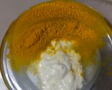 Foto langkah ke 1 dari resep Tumeric Country Loaf Sourdough.