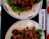 A picture of step 2 of My Pulled Pork Wraps 😀.