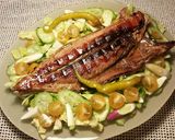 Foto del paso 8 de la receta Lomo de bonito a la plancha, con ensalada verde