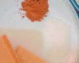 A picture of step 2 of Banana Apple choco shake.