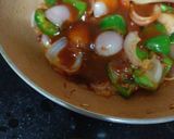 A picture of step 8 of Chilli Mushroom.